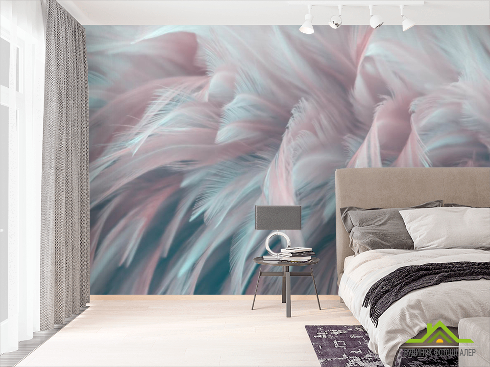 Фотообои в стиле Модерн, перья