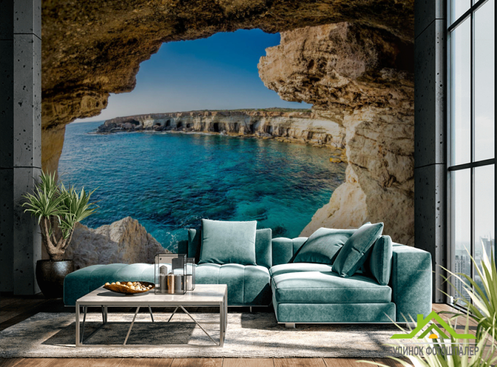 выбрать Фотообои 3д каньон Фотообои Расширяющие пространство на стену