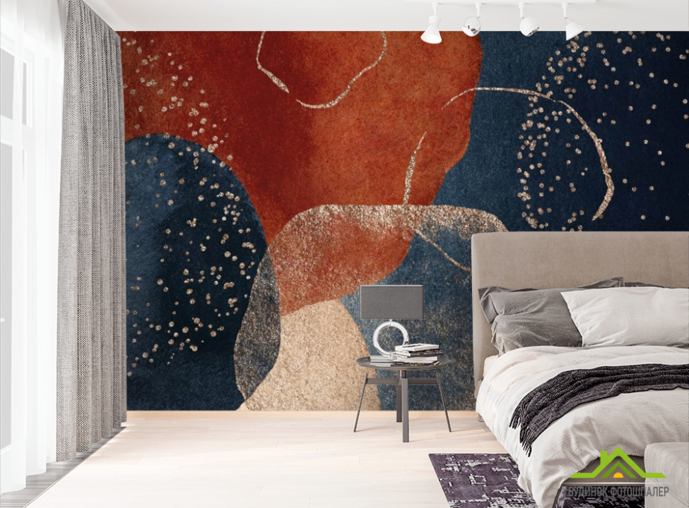 выбрать Фотошпалери золоті розводи Фотошпалери Абстракція на стіну