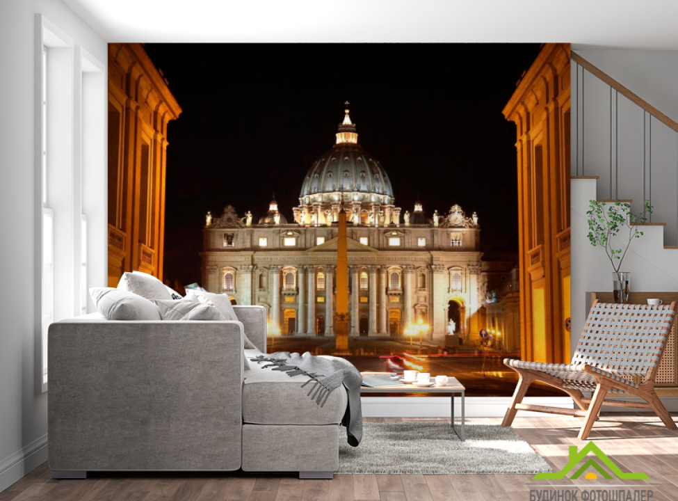 выбрать Фотообои Ночной Ватикан Фотообои Рим на стену