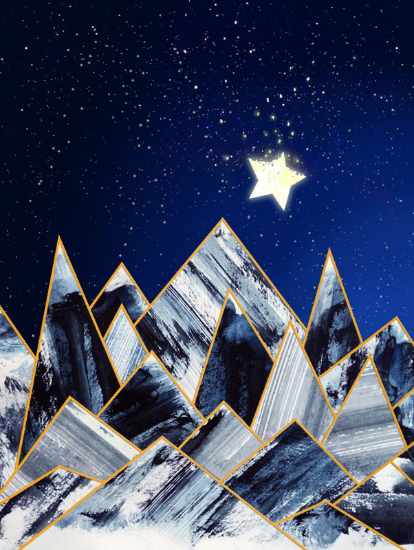 Фотообои 3D горы