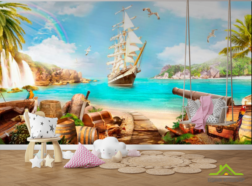 выбрать Фотообои Корабль Фотообои пираты на стену
