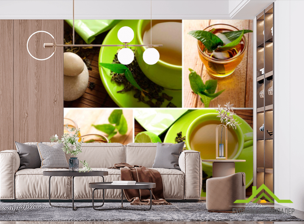 выбрать Фотообои Зелёный чай Фотообои Еда и напитки на стену