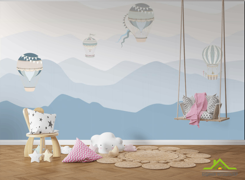 выбрать Фотообои Детские горы в скандинавском стиле Фотообои Little kids на стену