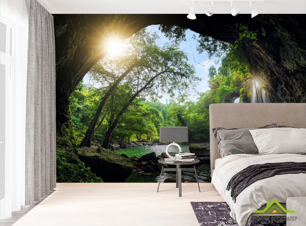 выбрать Фотошпалери 3д печера Фотошпалери Природа на стіну