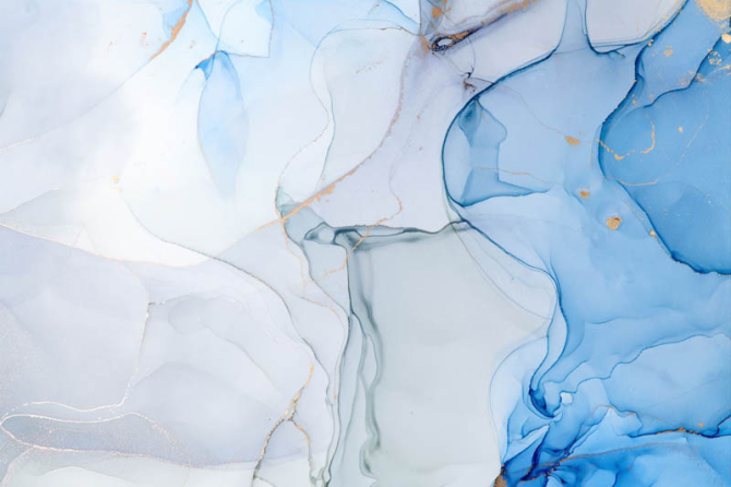 Фотошпалери флюїд Блакитний