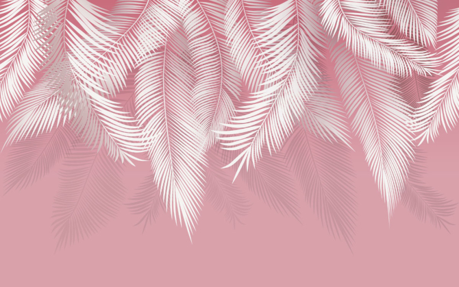 Фотообои листья лучший декор