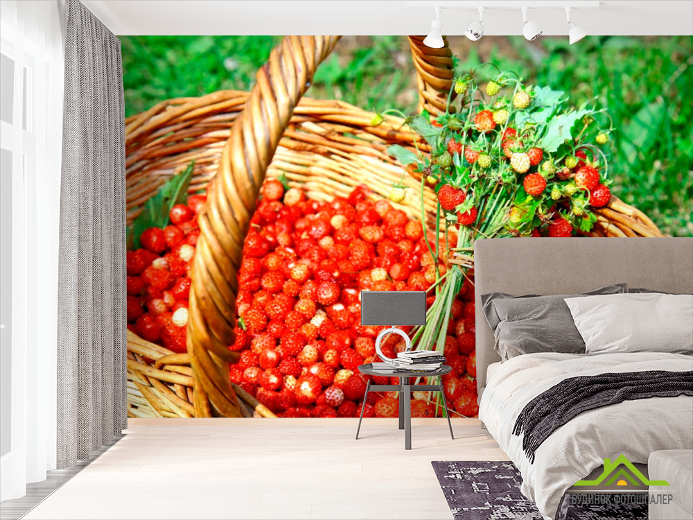 Фотошпалери Суниця