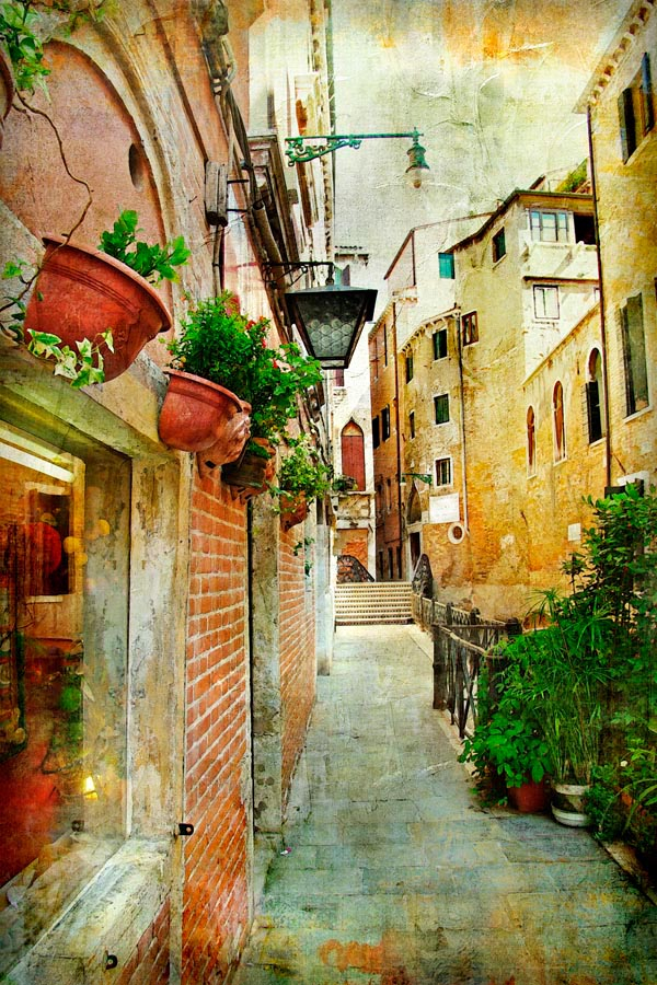 Фотообои Винтажная улочка