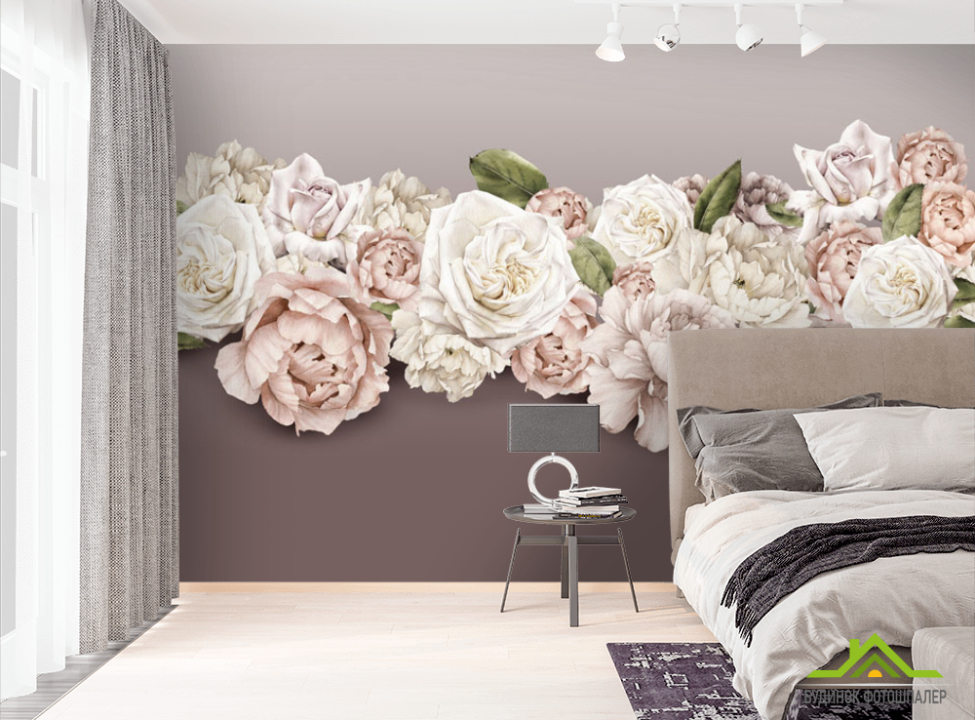 выбрать Фотообои Пионы и розы Фотообои Цветы на стену
