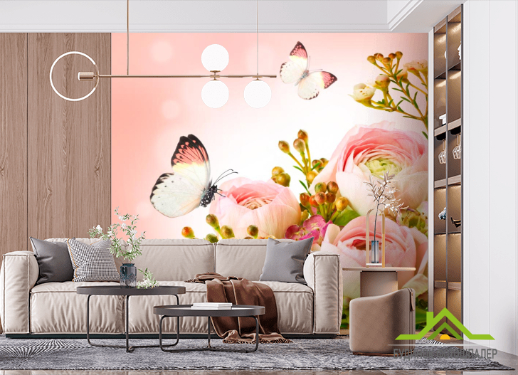 Фотообои Пионы