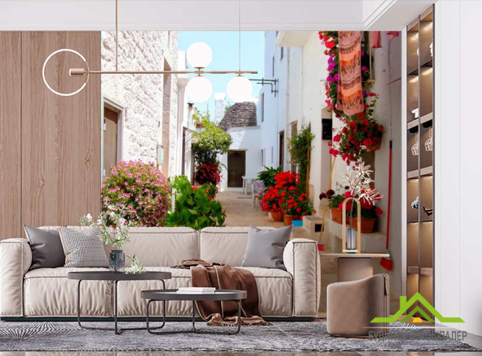 выбрать Фотошпалери Італійський дворик Фотошпалери Вулиці на стіну