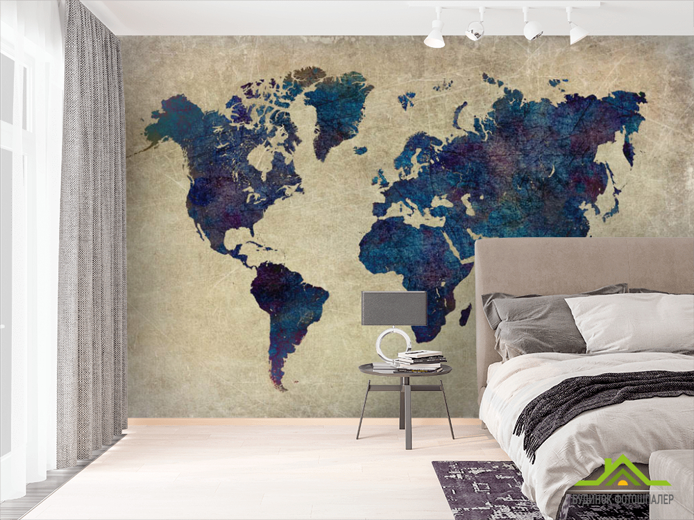 Фотошпалери Карта вінтажна