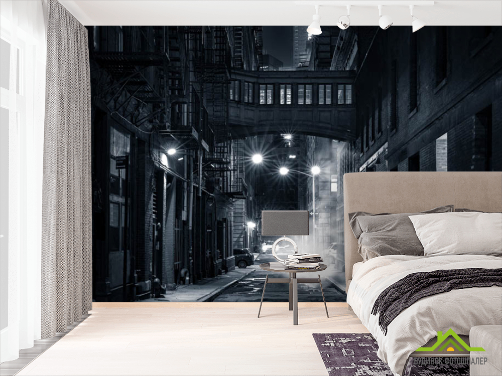 Фотообои ночной проулок