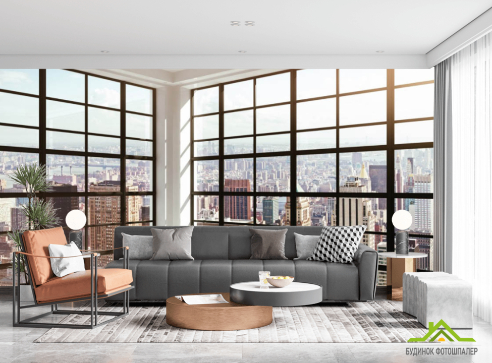 выбрать Фотообои вид с окна Фотообои Хай Тек на стену