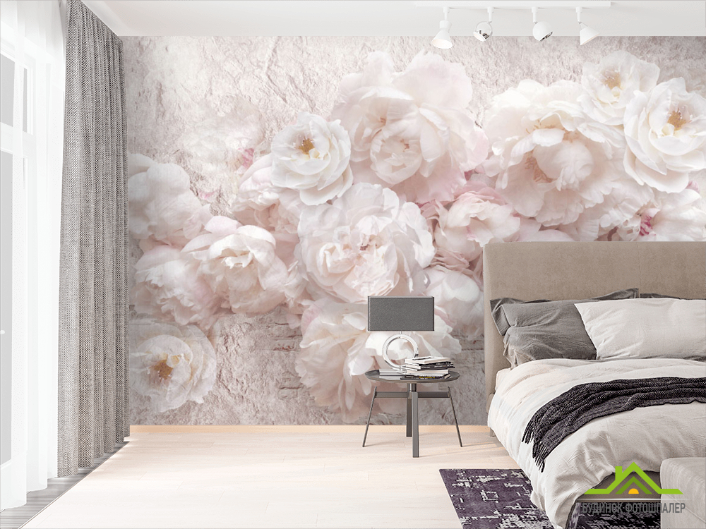 Фотошпалери Фреска із сходами і архітектурою