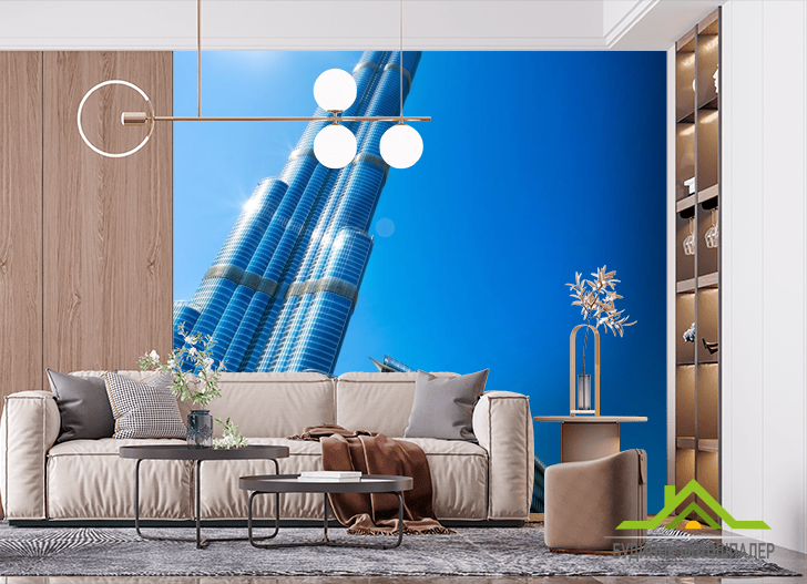 Фотообои высотки в городе