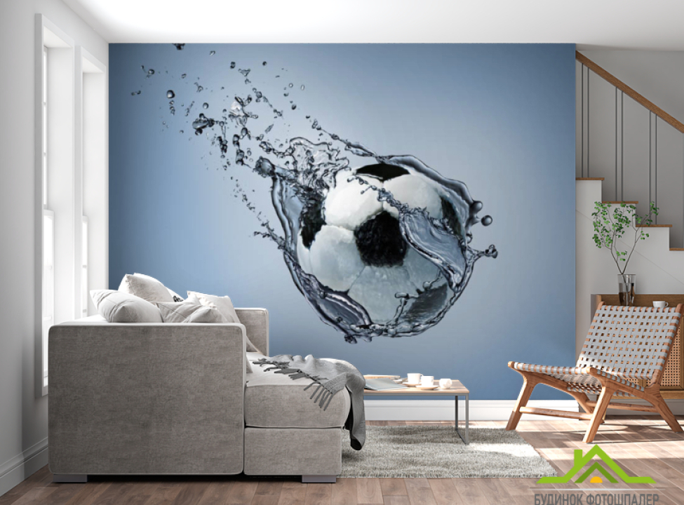 выбрать Фотошпалери футбольний м'яч Фотошпалери різні на стіну