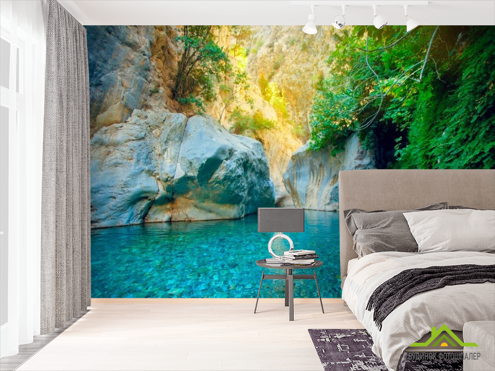 Фотообои Каменное место, вода