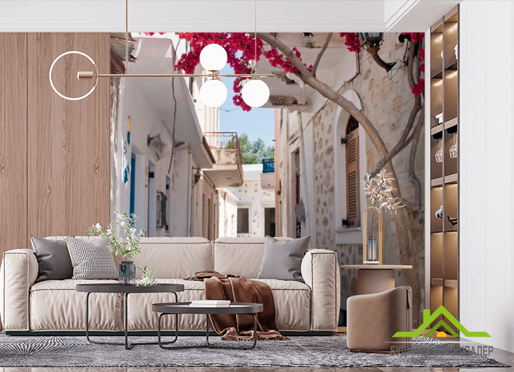 Фотошпалери Вуличка у кольорах