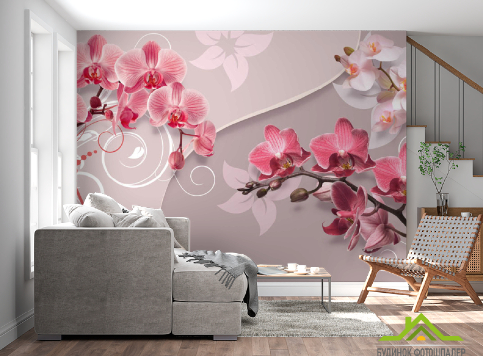 выбрать Фотообои Орхидеи 3д Фотообои Цветы на стену