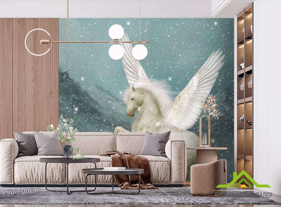 выбрать Фотообои Конь-Пегас Фотообои Лошади на стену