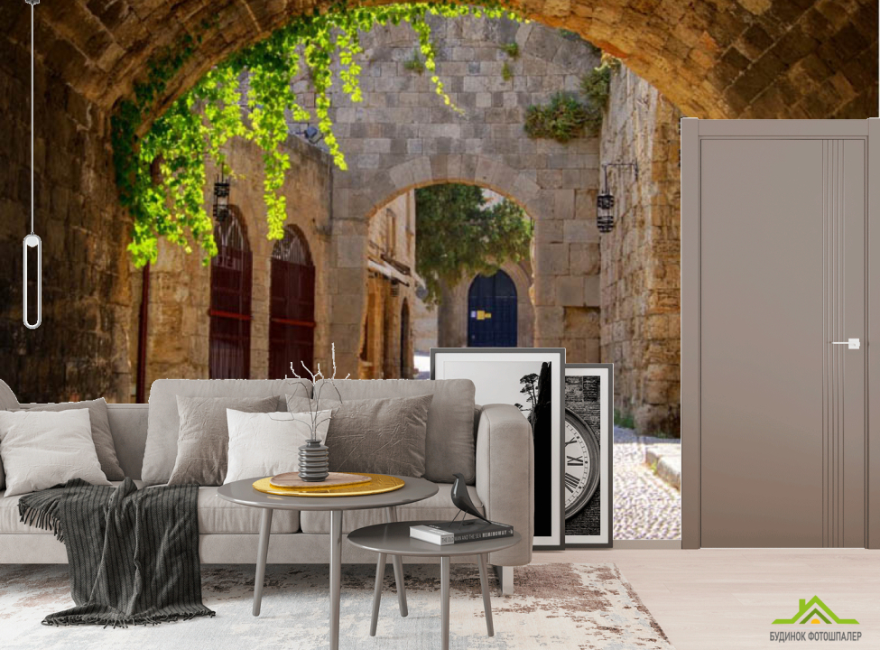 выбрать Фотообои Арка в старом городе Фотообои в коридор и прихожую на стену