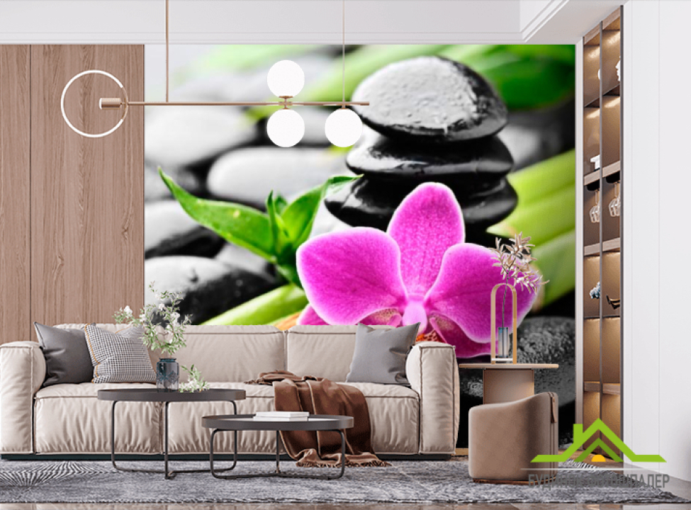 выбрать Фотообои Бамбук, камни, орхидея Фотообои Орхидеи на стену