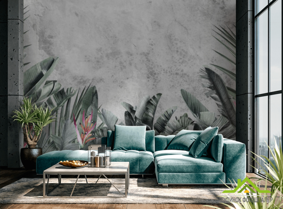 выбрать Фотошпалери тропічні листя Фотошпалери різні на стіну