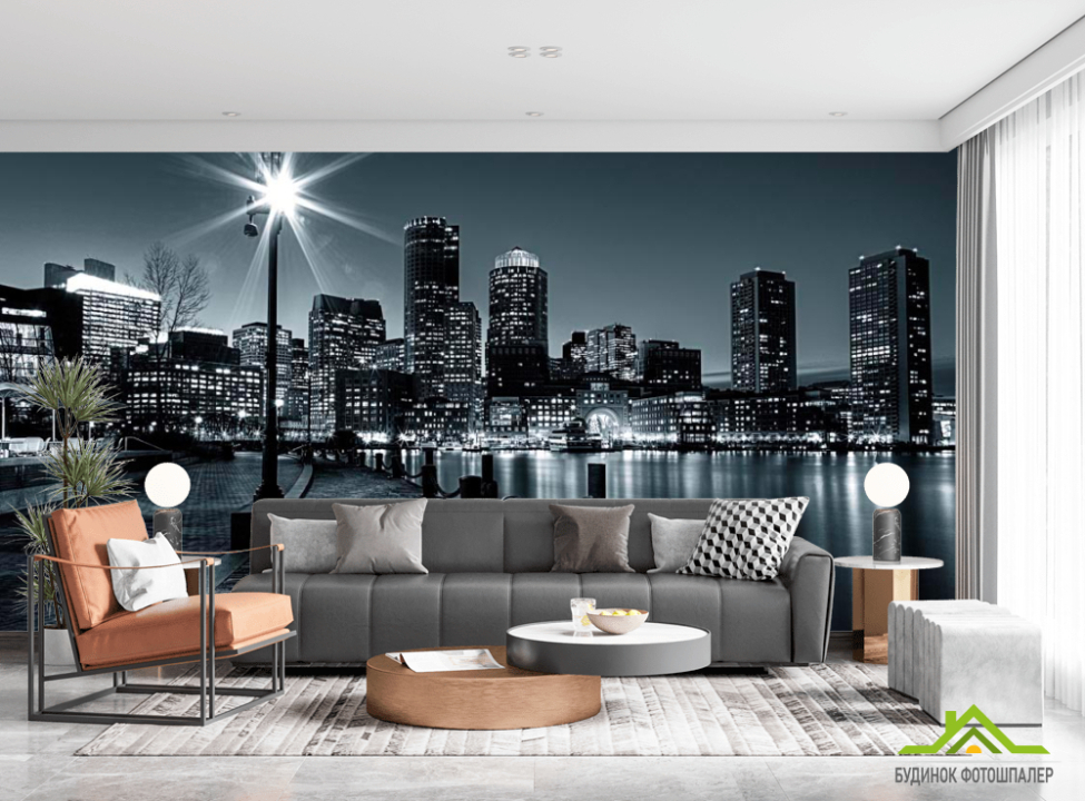 выбрать Фотошпалери Набережна New Уогка ніч Фотошпалери Нью Йорк на стіну