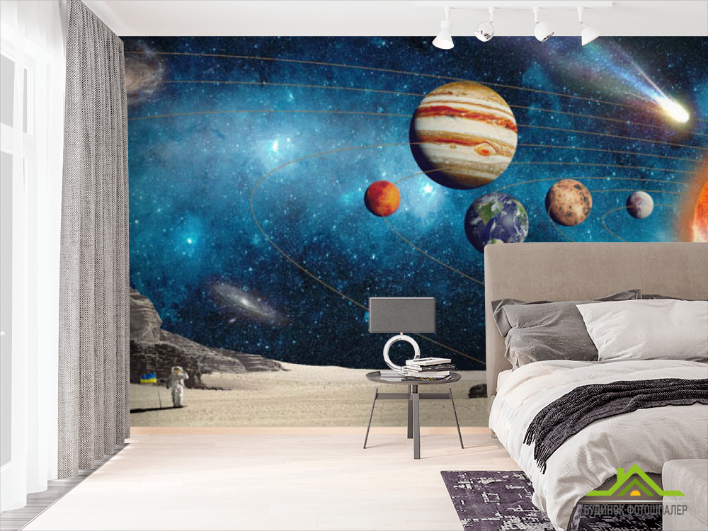 Фотошпалери космонавти в космосі