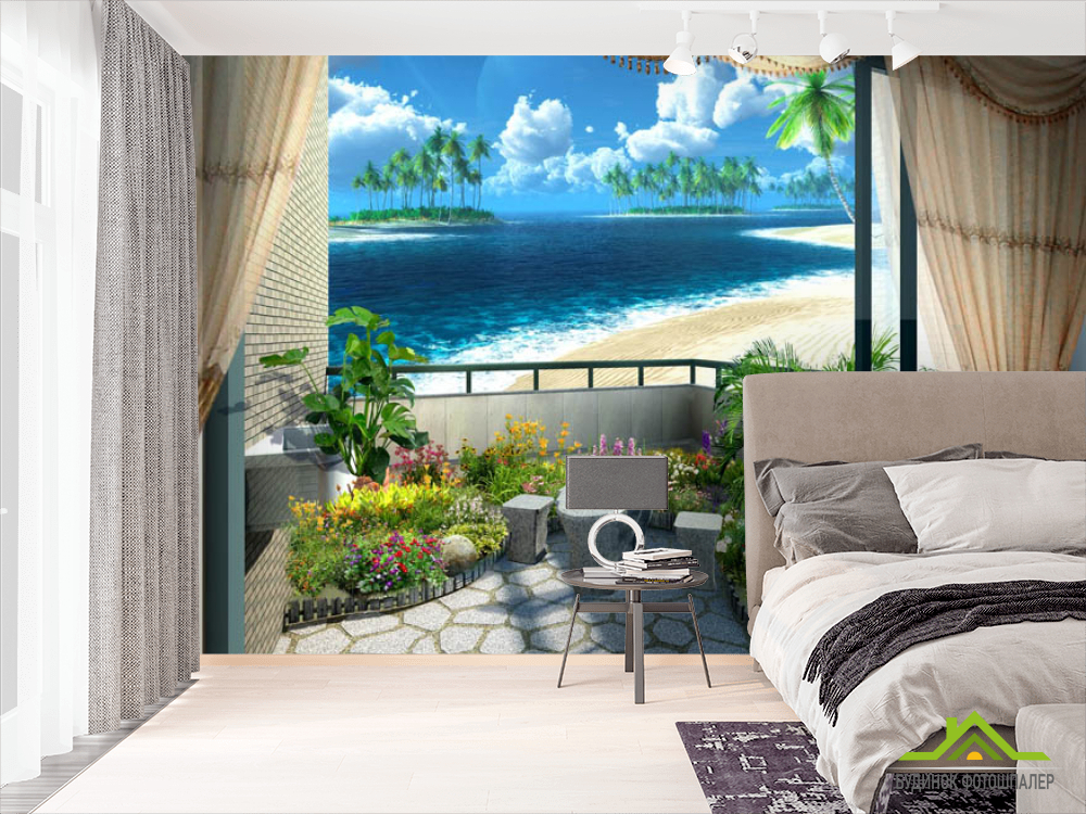 Фотошпалери Вид на морський пейзаж