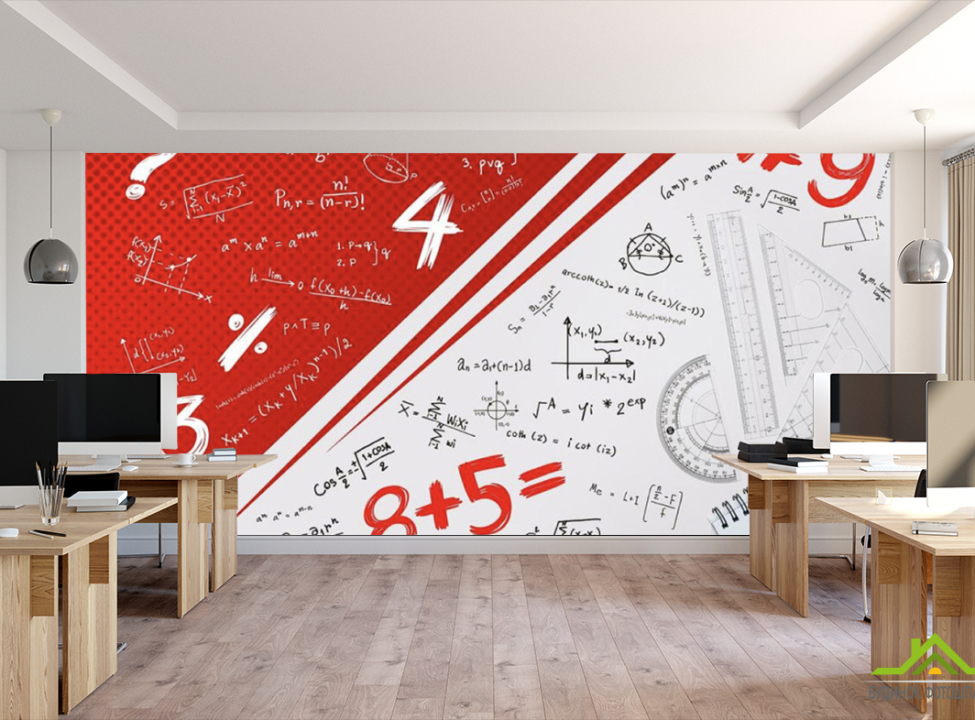 выбрать Фотошпалери Для кабінету алгебри і геометрії Фотошпалери для школи на стіну