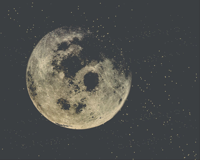 Фотошпалери космос золото