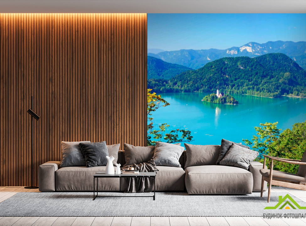выбрать Фотошпалери Водні простори Фотошпалери Гори на стіну