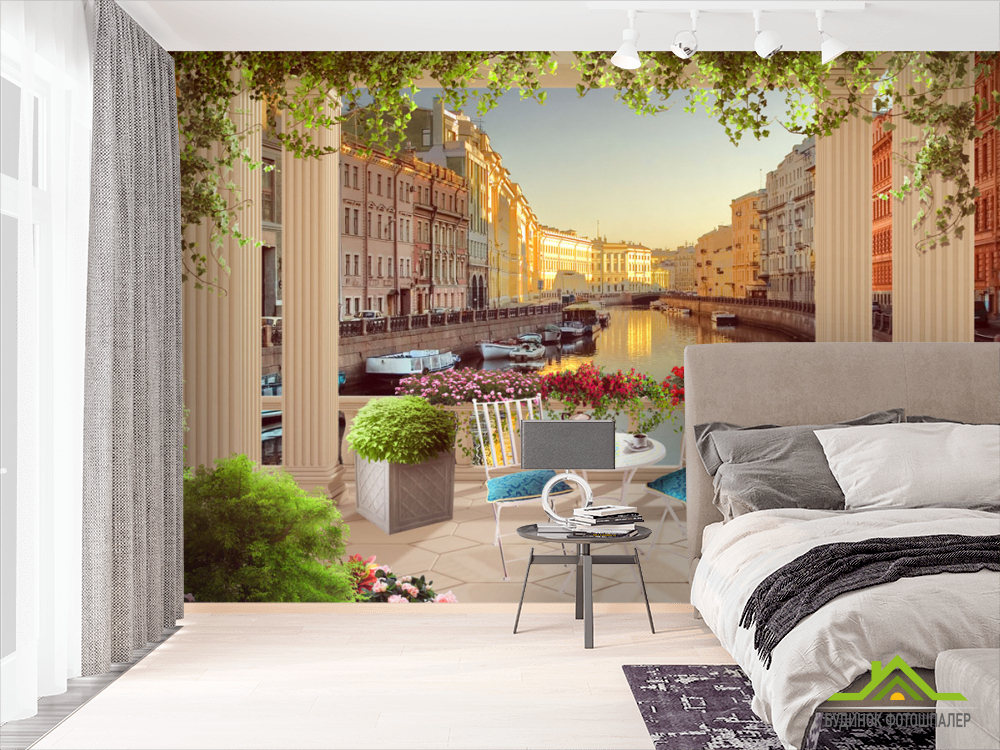 Фотошпалери Фреска канал у венеції