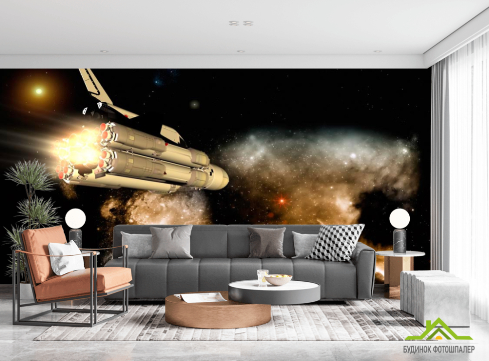 выбрать Фотообои Шатл в космосе Фотообои Космос на стену