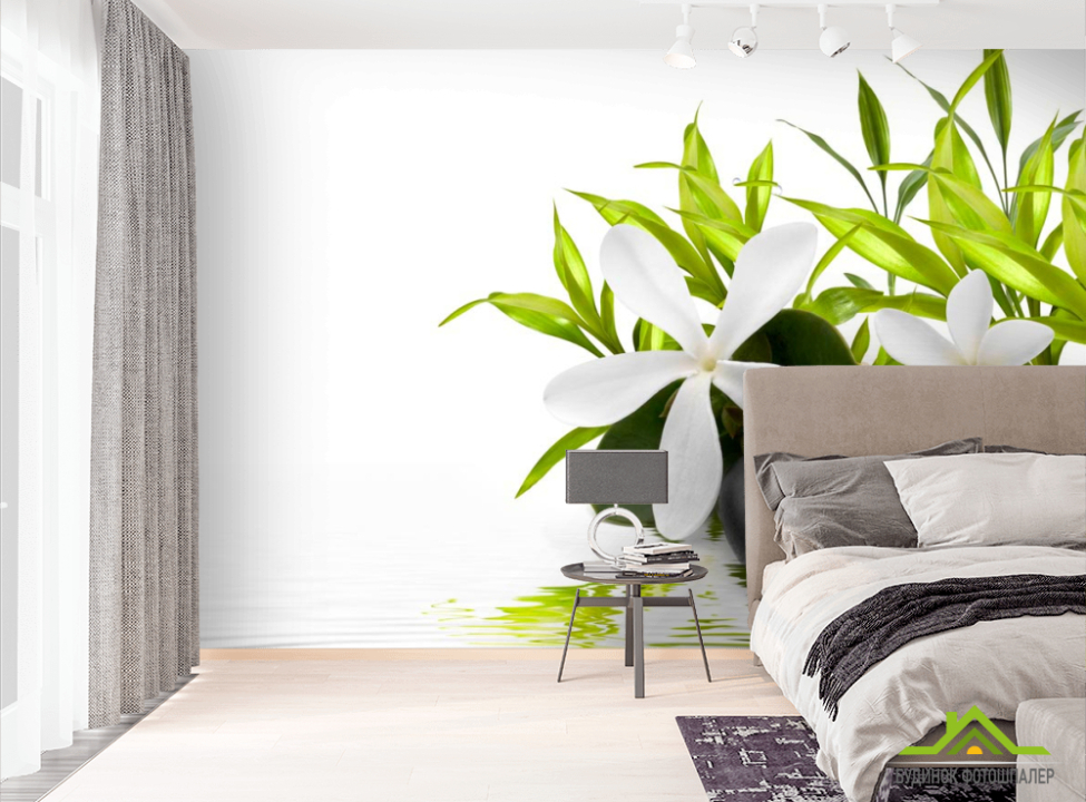 выбрать Фотообои Белые цветы Фотообои Цветы на стену