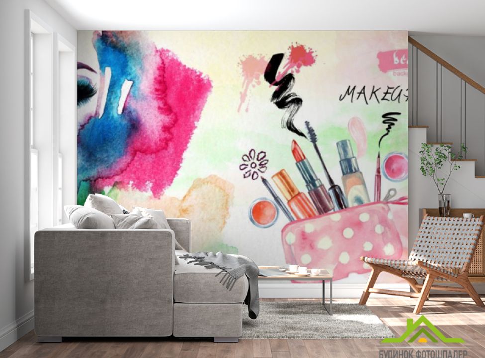 выбрать Фотообои Стильные для салона Фотообои в салон красоты на стену