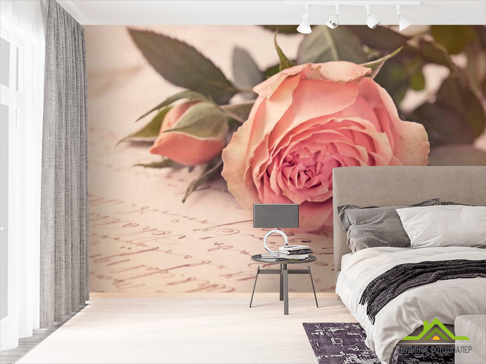 Фотошпалери Кремові троянди, папір
