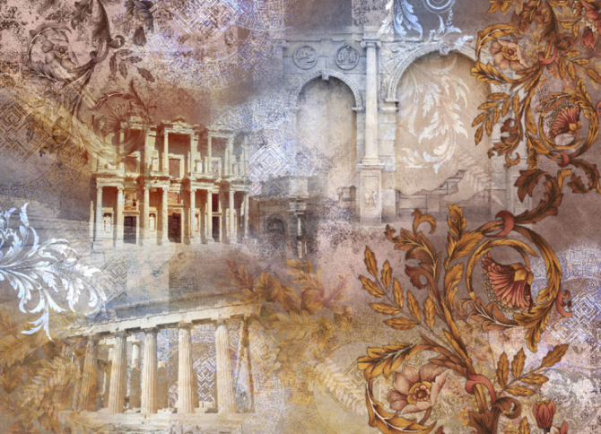 Фотообои в стиле барокко