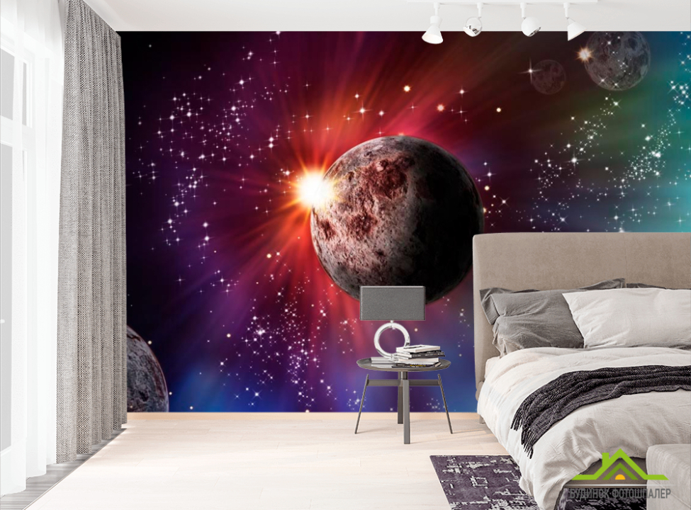 выбрать Фотошпалери Планета Фотошпалери Космос на стіну