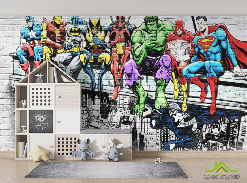 выбрать Фотообои Супергерои  на стену