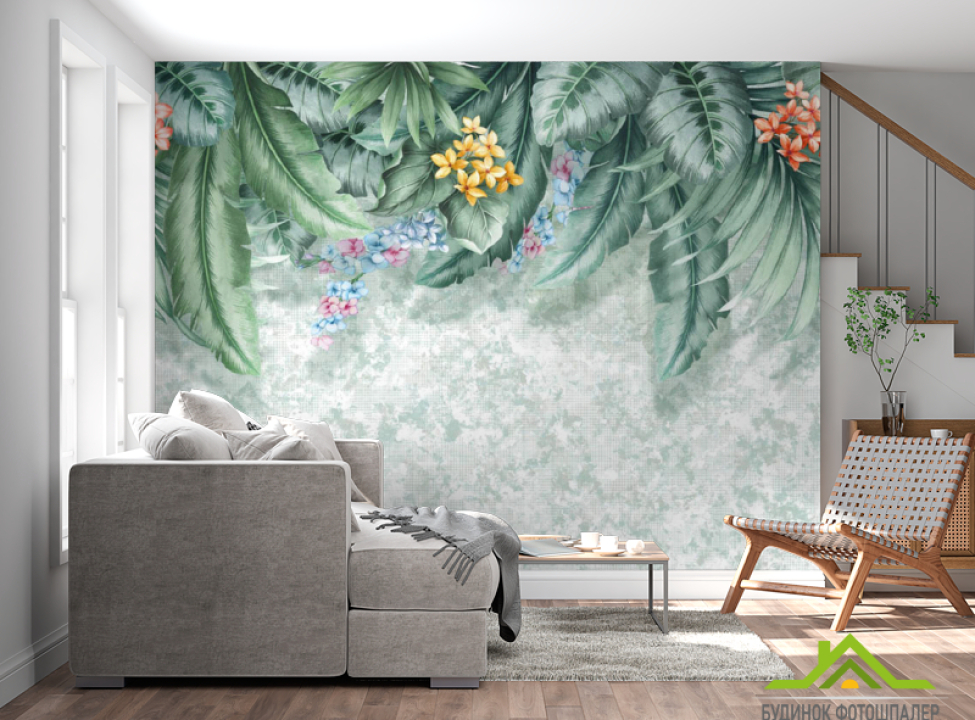 выбрать Фотообои тропические листья Фотообои тропические листья на стену