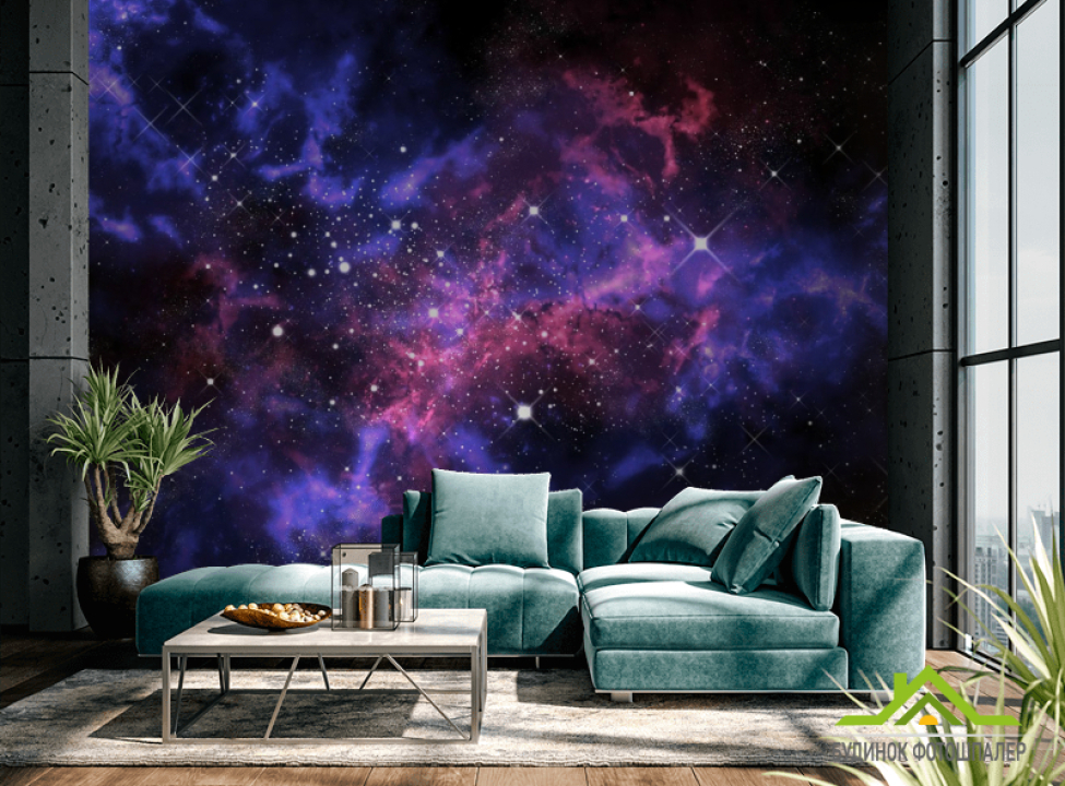 выбрать Фотообои сияние звёзд в космосе Фотообои Космос на стену