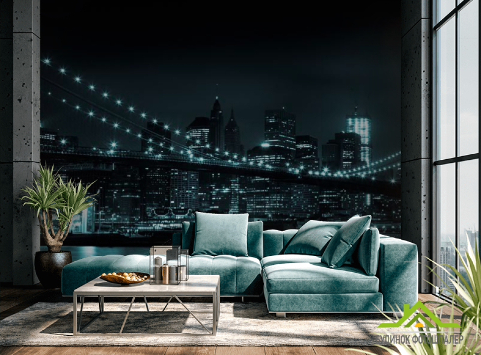 выбрать Фотошпалери Зачарований міст Фотошпалери Місто на стіну