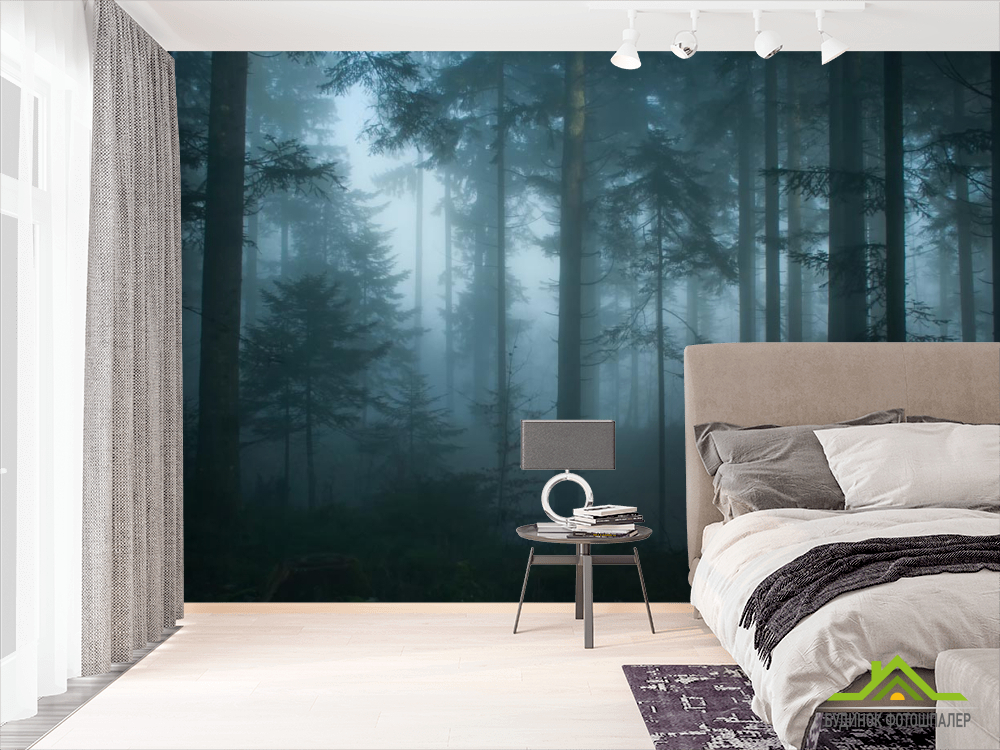 Фотошпалери темний ліс