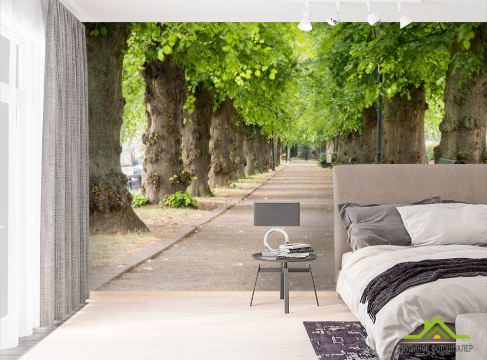 выбрать Фотообои Арка из листьев Фотообои Расширяющие пространство на стену