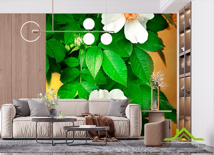 Фотообои Цветущий шиповник