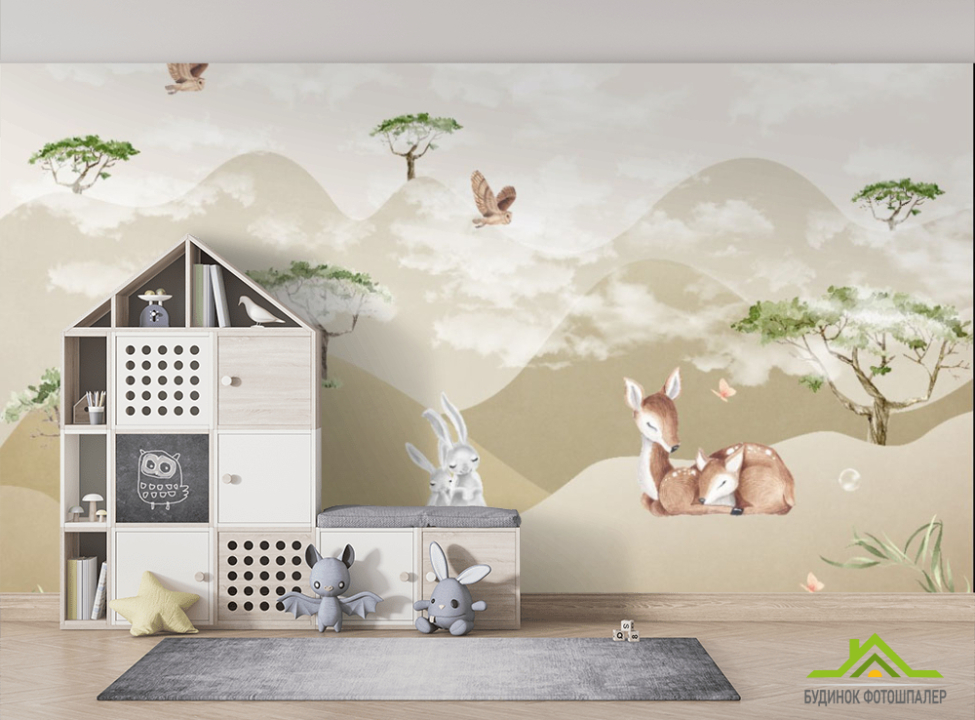 выбрать Фотошпалери природа Фотошпалери Little kids на стіну
